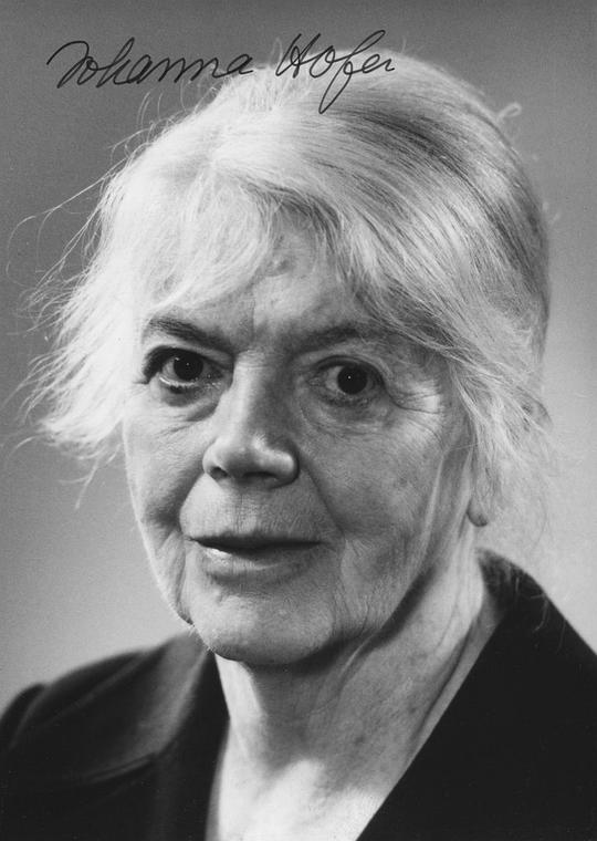 约翰娜·霍费尔 Johanna Hofer