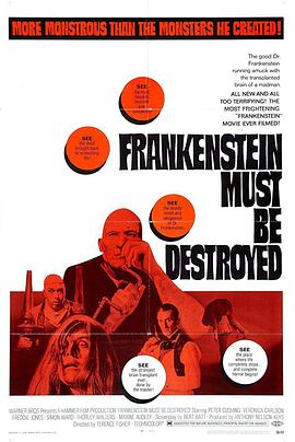 致命科学怪人 Frankenstein Must Be Destroyed