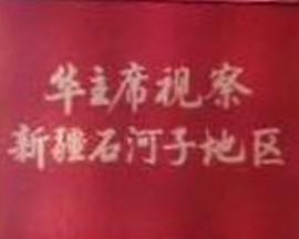 华主席视察新疆