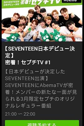 密著！SEVENTEEN TV
