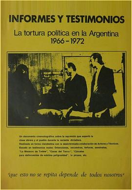 报告与证词: 1966-1972年阿根廷政治迫害影像纪实 Informes y testimonios