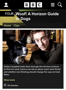 认识狗狗 Woof! A Horizon Guide to Dogs