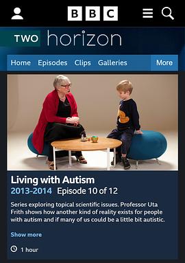 地平线系列：认识自闭症 Horizon: Living with Autism