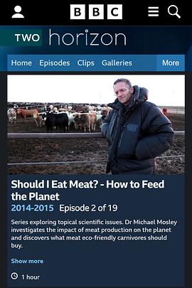 地平线系列：绿色畜牧 Horizon: Should I Eat Meat? How to Feed the Planet
