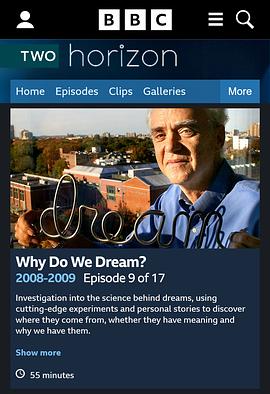 地平线系列：我们为什么会做梦 Horizon: Why Do We Dream?