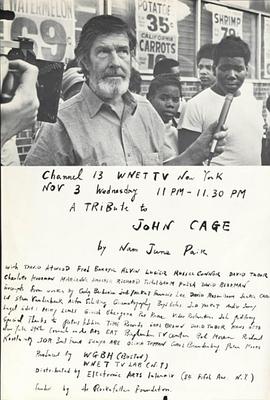 致敬约翰·凯奇 A Tribute to John Cage
