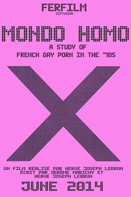 人间世界2：70年代法国㚻片研究 Mondo Homo 2: A Study of French Gay Porn in the 70's
